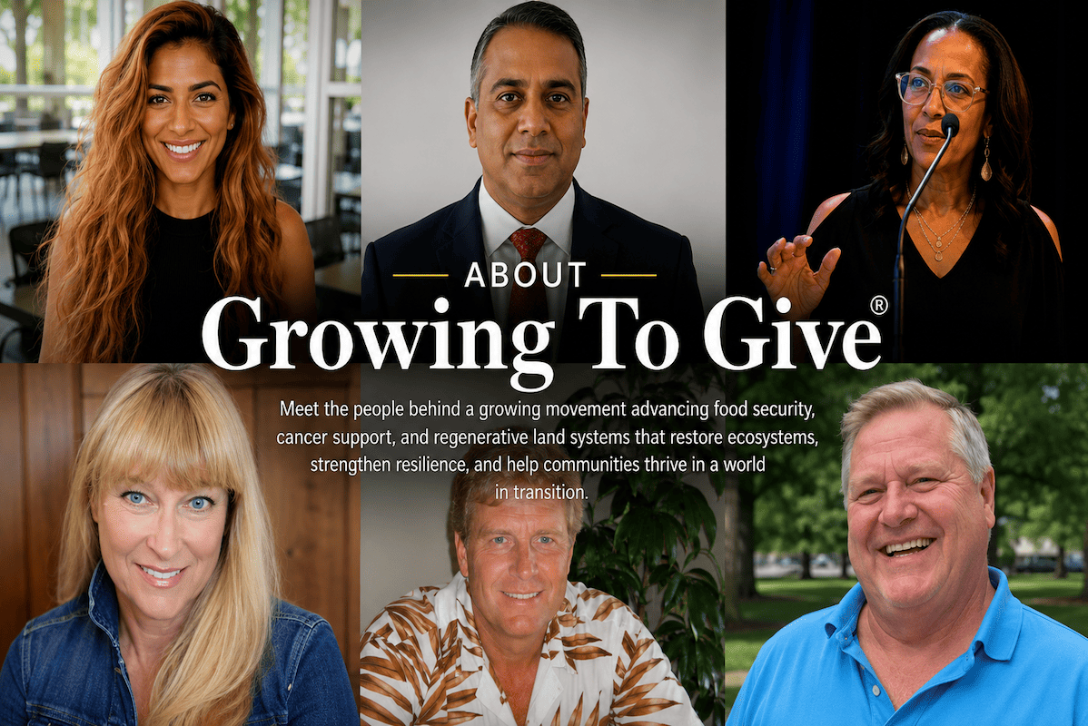 The volunteers, advisors, and partners behind Growing To Give®
