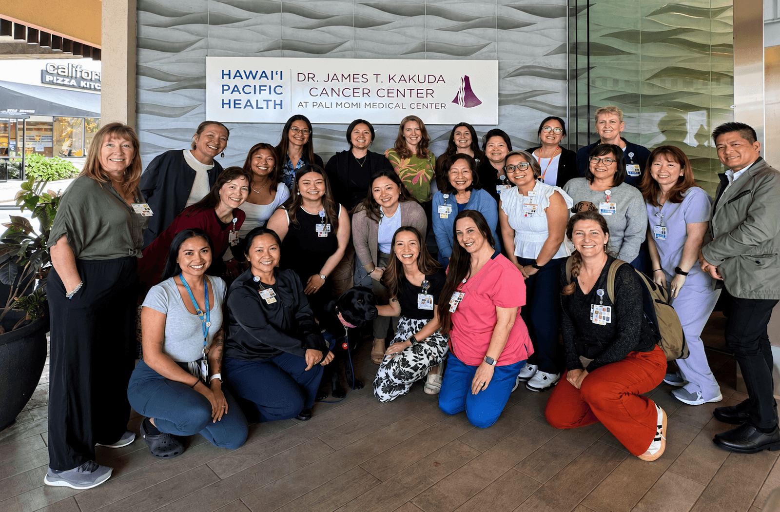 Hawaii Pacific Health Dr. James T. Kakuda Cancer Center team at Pali Momi Medical Center